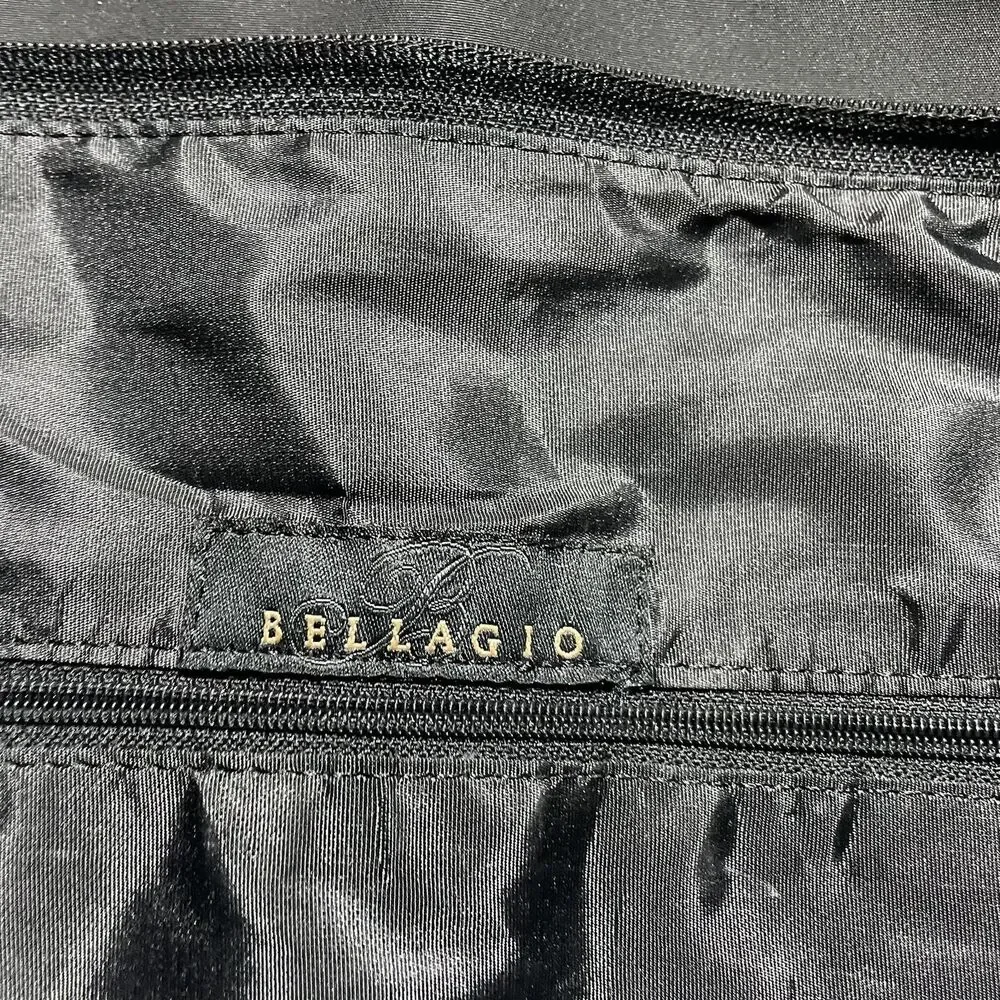 Bellagio Tote Bag Black Monogram B Pattern Samsonite Handle Travel Shopper Large